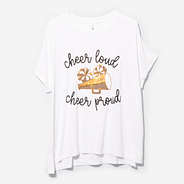 Sequin Sports Tee - Cheer