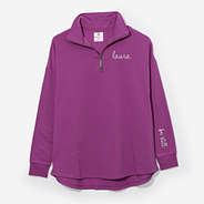 personalized faith pullover in orchid