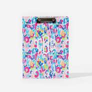 Monogrammed Clipboard in Watercolor Cheetah
