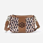 Monogrammed Pocketbook in Classic Cheetah