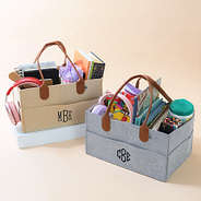 duo home organizers in khaki and gray