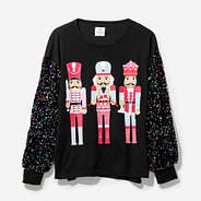 Nutcracker Sweatshirt in Black