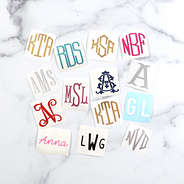 Personalized 2 inch vinyl sticker decal color and font options