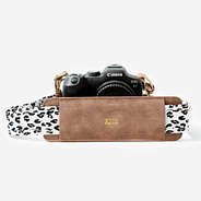 Monogrammed Camera Strap in Leopard - 2025
