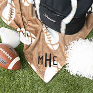 football blanket on grass