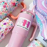 obsessive cup disorder with travel tumbler galore