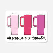 Obsessive Cup Sticker