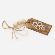 personalized wooden tag