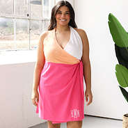 Bath Towel Wrap in the studio