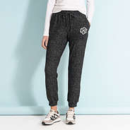 Monogrammed Joggers in Heathered Charcoal
