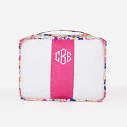 Monogrammed Packing Bag in Multi Leopard