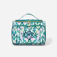 Monogrammed Carry All Toiletry Case in Bermuda Ikat