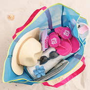 inside of aruba mesh tote