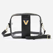 vanderbilt commodores black clear stadium approved crossbody