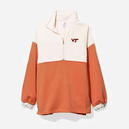 Virginia Tech Quilted Tunic Pullover in Orange