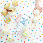 Single Letter on Birthday Travel Tumbler