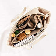 bone tropical travel tote inside shot