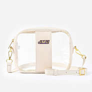 James Madison Dukes Clear Stadium Bag in Bone