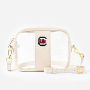 South Carolina Gamecocks Clear Stadium Crossbody Bag in Bone