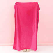 hot pink travel blanket pillow