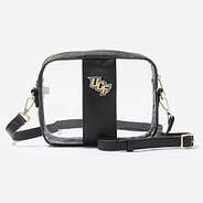 ucf knights clear stadium crossbody bag in black