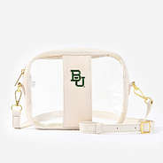 baylor bears bone ivory white clear stadium approved crossbody