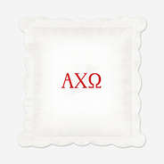 Alpha Chi Omega Pillow Sham | Monogrammed Sorority Pillow