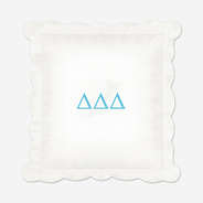 Delta Delta Delta Pillow Sham | Sorority Custom Pillow Cover