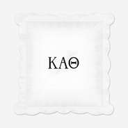 Kappa Alpha Theta Pillow Sham | Monogrammed Sorority Home Décor