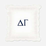 Delta Gamma Pillow Sham | Custom Sorority Decorative Pillow