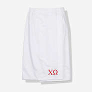 Chi Omega Towel Wrap | Monogrammed Sorority Bath Wrap