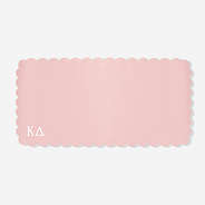 Kappa Delta Desk Mat in Blush | Faux Leather Sorority Desk Mat
