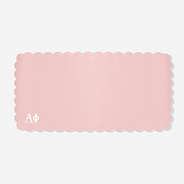 Alpha Phi Desk Mat in Blush | Faux Leather Sorority Desk Mat