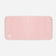 Delta Gamma Desk Mat in Blush | Faux Leather Sorority Desk Accessory