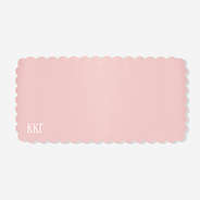 Kappa Kappa Gamma Desk Mat in Blush | Faux Leather Sorority Desk Mat