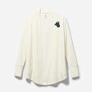 coastal carolina sweatshirt cardigan in ivory new