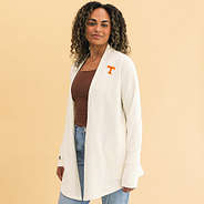 side of ivory ut vols tennessee sweatshirt cardigan