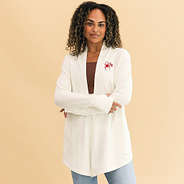 richmond spiders ivory sweatshirt cardigan on jae