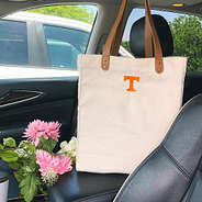 tennessee canvas bag in car