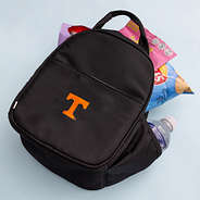 tennessee volunteers lunch box in black with snacks