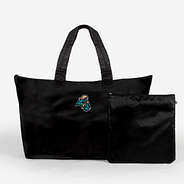 Coastal Carolina Packable Duffel Bag in Black