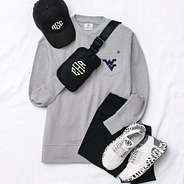 West Virginia Crewneck Sweatshirt flatlay