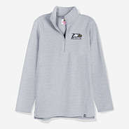 georgia southern eagles pullover sweatshirt in heathered grey