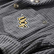 ucf close up of waffle shacket material