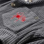 richmond spiders waffle material closeup