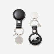 Personalized AirTag Key Chain in Black