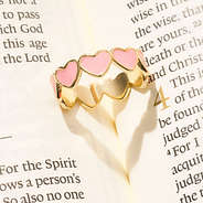 heart ring in book