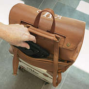 monogrammed diaper backpack purse pocket