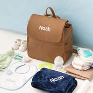 boys personalized diaper backpack