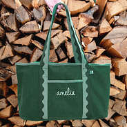 pine anywhere tote bag in hand